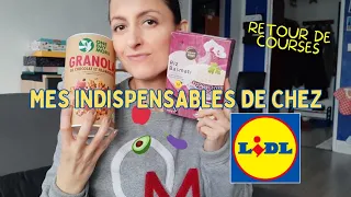 RETOUR DE COURSES LIDL | Mes indispensables ❤