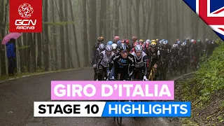 Breakaway Vs Sprinters In Some Abysmal Weather! | Giro D'Italia 2023 Highlights - Stage 10