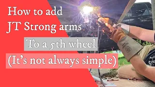 How to install JT Strong Arms on a fifth wheel