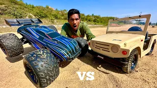 RC JLB Cheetah Car Vs Suzuki Jimny Car Unboxing & Fight - Chatpat toy tv