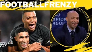 PSG vs Dortmund 2-0 Thierry Henry And Jamie Carragher Reacts To Kylian Mbappe' Goal