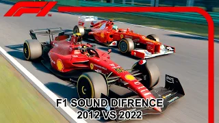 F1 SOUND COMPARISON 2012 VS 2022