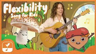 Flexibility 🎤🧡 Sing Along 🎶 (ft. Michaela) | Animated Songs for Kids |  Zip and the Tiny Sprouts