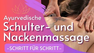 Aryuvedische Rückenmassage für den Schulter-, Nackenbereich mit Sabine Steenbuck