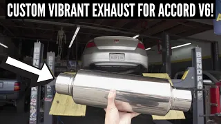 THIS EXHAUST IS PERFECT! Vibrant Stainless Steel Exhaust For Accord V6 Coupe