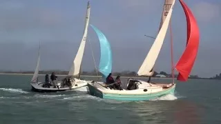 Swallow Yachts' BayCruiser 23 Sailing Downwind