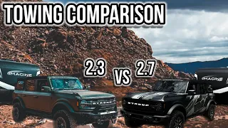 Towing Comparison Between 2.3L & 2.7L Ford Bronco | My Experience w/ Grand Design Imagine AIM 15bh