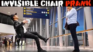 BEST OF  INVISIBLE CHAIR PRANK🔥🔥🔥 -Julien Magic