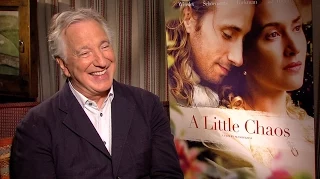 Alan Rickman Talks A LITTLE CHAOS, Getting Back Behind the Lens and More