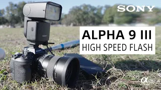 High Speed Flash Photography Demo with Alpha 9 III