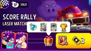 Solo Challenge Score Rally | Laser Matches + Rainbow | Match Masters