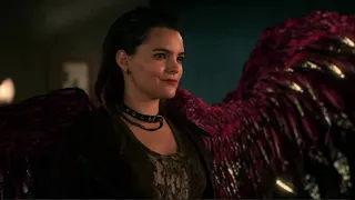 Lucifer 6x03 Dan talks To Mystery Angel