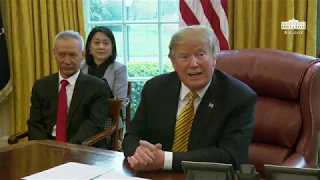 President Trump Meets with the Vice Premier of the People's Republic of China