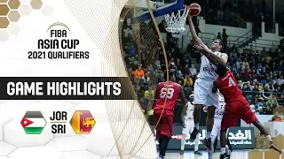 Jordan v Sri Lanka - Highlights - FIBA Asia Cup 2021 - Qualifiers