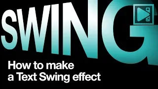 How to create text swing effect in VSDC