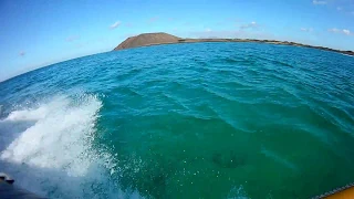 Speed Boat to Lobos from Corralejo Fuerteventura 2018 HD