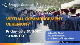 Skaggs Graduate School 2020 Virtual Commencement Ceremony