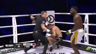 GLORY 64: Cedric Doumbe Runs Out of The Ring