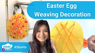 Easter Egg Weaving Hanging Decoration activity #short