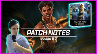 Update 5.0 Explained! Patch Notes + Making Dr Fate 7 Stars Injustice 2 Mobile