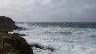 Cornwall storm Huge waves