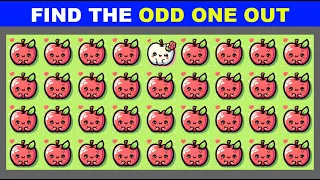 Find The Odd One Out | Cute Chibi Fruits Edition #2