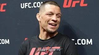 NATE DIAZ ASKED IF HE WILL FIGHT CONOR MCGREGOR IN TRILOGY FIGHT "WE'LL SEE WHAT HAPPENS"