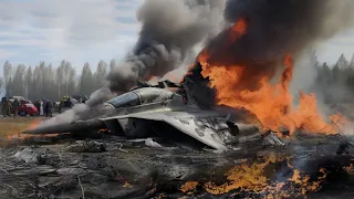 The World is Shocked! US F-16 Fighter Jet Pilot shoots down Russian Su-57! in near the Crimean bridg