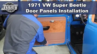 JBugs - 1971 VW Super Beetle - Door Panels Installation