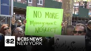 Tenants at Harlem apartment building say nothing is being done about unsafe conditions