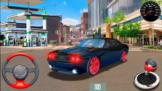 Taxi Sim Euro City 😱 - Mad Driver Dodge Sports Car Driving In Difficult City 🚗 - Crazy Driving