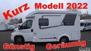 Kurzes Wohnmobil 2022 unter 6 Meter 💖Etrusco T 5900 FB mit Hubbett✌4 Schlafplätze👌 Unsere Roomtour💖