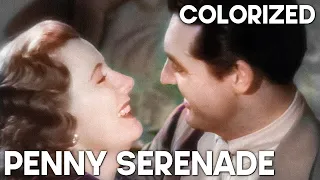 Penny Serenade | COLORIZED | Cary Grant | Old Drama Film | Romance