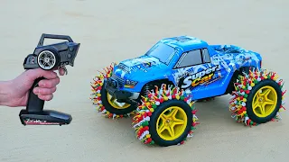 Experiment: RC Truck vs Snappers Firecrackers