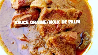 Comment préparer la sauce graines/noix de palm camerounais