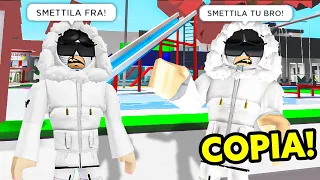 COPIO GLI OUTFIT DELLA PERSONE SU BROOKHAVEN ROBLOX! IL FILM!