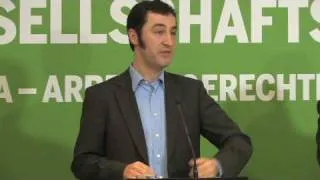 Cem Özdemir - Vorstellung des Entwurfs für ein grünes Wahlprogramm