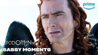 Crowley in Good Omens Getting Sassy | Prime Video