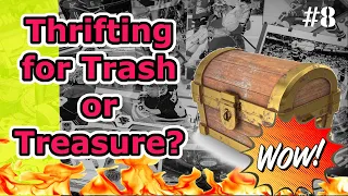 THRIFTING FOR TRASH or TREASURE? These Vintage Baseball Cards did not Disappoint! Episode #8