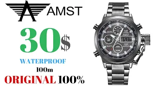 Не убиваемые часы AMST 3003 ORIGINAL. Обзор, настройка, тест на воду.