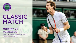 Andy Murray vs Fernando Verdasco | Wimbledon 2013 Quarter-final | Full Match Replay