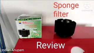 XY 280 aquarium biological sponge filter unboxing, full review & benefits of sponge filter