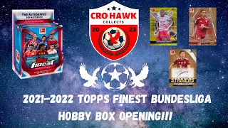 Topps Finest Bundesliga 2021-2022 hobby box #3. Still on the hunt for Jude!