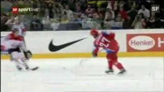 2009 IIHF Finals Russia Vs Canada 2-1 GOALS
