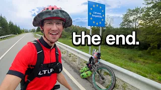 Can I Unicycle Across a Country Using ONLY Hiking Trails? (Finale) Day 20
