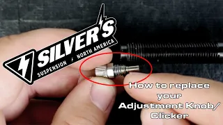 How to replace your adjustment knob (aka clicker) on Silver's Coilovers