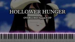 【HOLLOW HUNGER】- OVERLORD Season 4 OP ( Piano Tutorial + Sheet ) / OxT