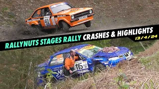 Rallynuts Stages Rally Crashes, Highlights & Pure Sound, 13/4/24