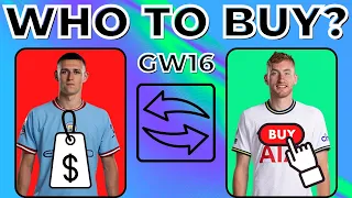 FPL GW16 WHO TO BUY? | BEST ONE WEEK PUNTS | TRANSFER TIPS | GAMEWEEK 16 | FANTASY PREMIER LEAGUE