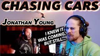 Jonathan Young ALWAYS DELIVERS!!! | Chasing Cars (METAL COVER) FIRST REACTION!